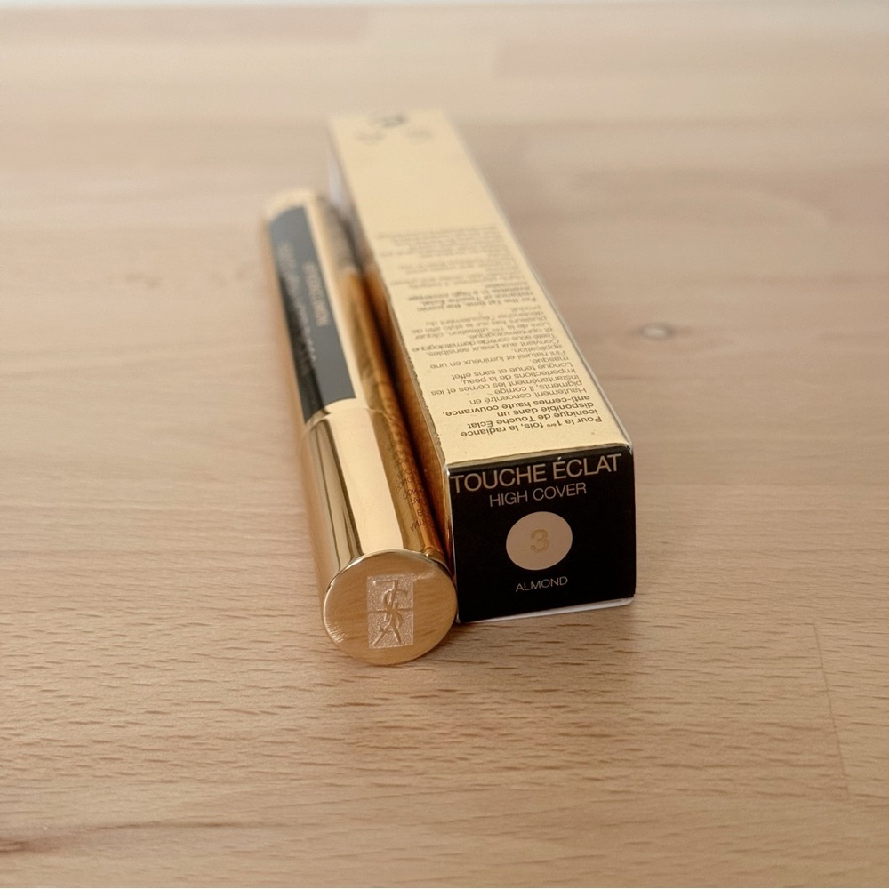 YSL TOUCHE ÉCLAT HIGH COVER RADIANT CONCEALER #3 Almond - Picture 4 of 6